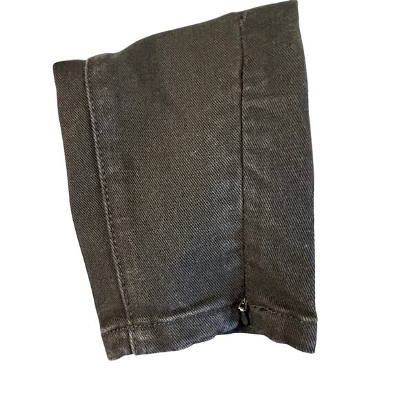 New womans wewotewhat black high rise skinny zip hem jeans size 24 - Picture 5 of 9